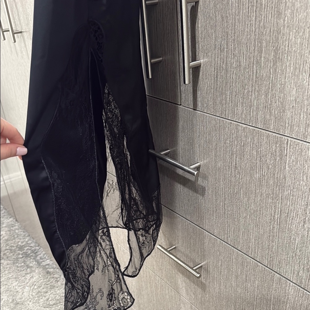 H&M Elegant Black Lace Trim Dress Brand new - Picture 5 of 6
